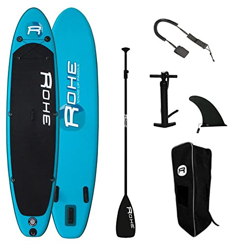 Stand Up Paddle Gonflable Pacific ROHE - 10'6'' (320cm) 30'' (76cm) 6'' (15cm) avec Pompe, Pagaie, Leash et Sac de Transport