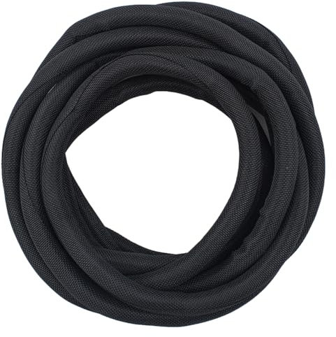 3 Mètres Gaine Cable,Gaine Cable Informatique,Protection Cable Electrique,Gaine Tressée,Range Fil Electrique,Protège Cable,pour Câbles Réseau,HDMI,Câbles D'écran,Câbles D'alimentation,USB,Noir(Ø 10mm)