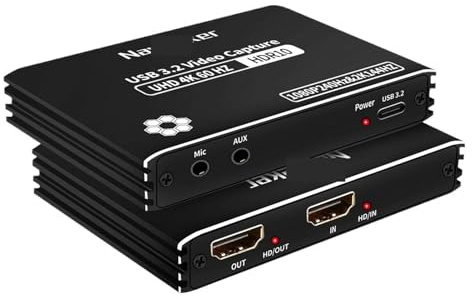 4K 60FPS HDMI Video Capture Card USB C 3.2 Grabber Live Streaming 2K 120Fps Game Recording for PS*5 Xbo*x Sw*Itch Camera