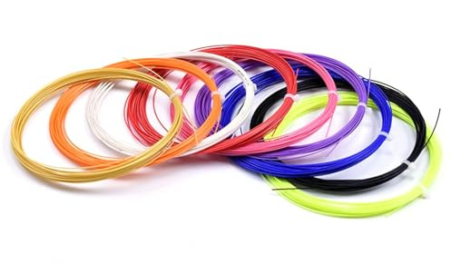 Recambio de Cuerda de Bádminton Accesorio Para Reparar Raquetas Elástico