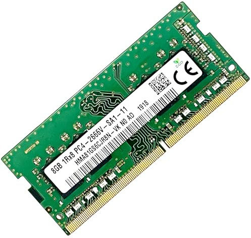 Memoria RAM 8 GB DDR4 2666 MHz PC4-2666 V Non-ECC Unbuffered 1.2 V 1Rx16 Single Rank 260 Pin Modulo SODIMM per Computer Laptop Notebook PC ad alte prestazioni 51CH0166_2666V