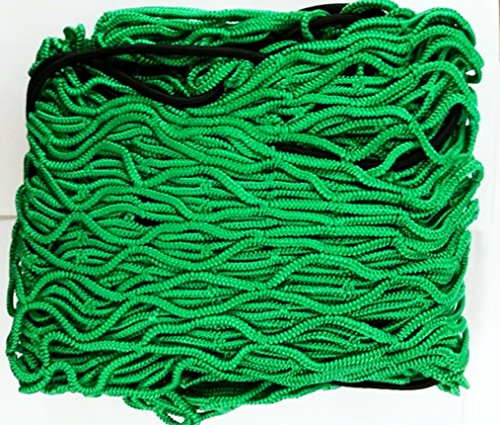 hillfield Anhängernetz grün, 1,25 x 2,10 m, dehnbar auf 200 x 300 cm, Containernetz, Sicherungsnetz, Ladungssicherungsnetz