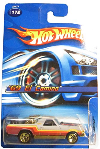 Hot Wheels 2006 172 '69 El Camino en imprimación gris gris escala 1:64