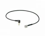 Plantronics 78333-01 - Cable adaptador para auriculares de 2,5 mm a RJ11, Negro