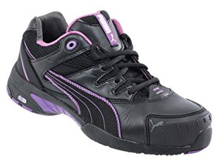 Puma 642880-234-41 Stepper Chaussures de Sécurité pour Femme WNS Low S2 HRO SRC Taille 41 Noir/Lilas