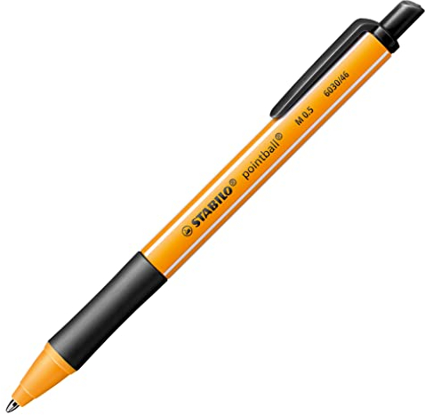 Druck-Kugelschreiber - STABILO pointball - Einzelstift - schwarz