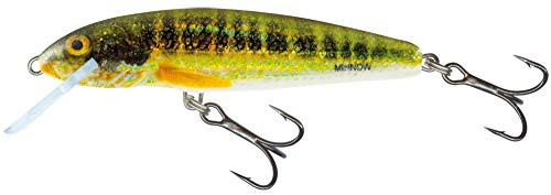 Salmo Minnow Wobbler, Farben:Holo Real Minnow, Länge/Gewicht/Laufverhalten/Tauchtiefe:7cm / 6g / schwimmend / 1.0-1.5m
