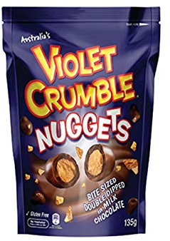Violet Crumble Milk Chocolate Nuggets, 135g
