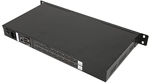 Zunate Switch a Matrice HDMI 8x8 4K, modalità di Controllo Multiple e Ampia Compatibilità Switcher HDMI con Chip da 6,5 ​​GHz, Estrattore Audio da 25 M / 82 Piedi con 1 RS-232 in, 1 RS-232 out, 1(#1)