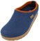 HAFLINGER Grizzly Kris Filzpantoffel Hausschuh Filzclog Blaubeere, Gr.43