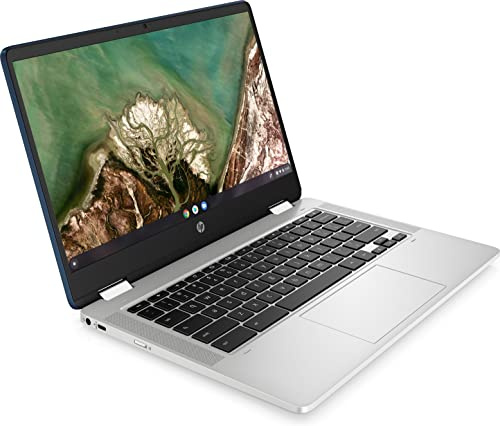HP Chromebook x360 14 14a-cb0007no, ChromeOS, AMD 3015Ce, 4 GB RAM, 64 GB eMMC, FHD, Forest Teal