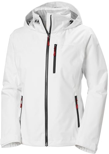 Helly-Hansen Women's Sportswear Crew Hooded Midlayer Jacket 2.0, 001 White - Large