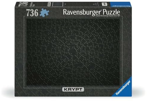 Ravensburger - Puzzle Krypt Black 736 piezas 2025
