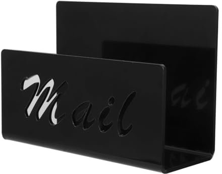 ROMISBABA Briefhalter Aus Acryl Für Den Schreibtisch Arbeitsplatte Aufbewahrungsregal Für Briefumschläge Organizer Für Schreibtischmarker Postkartenspender Tragbar Stabil