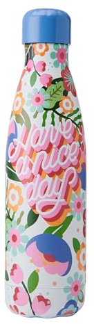 S'well x Steffi Lynn Stainless Steel Water Bottle, 500ml, Artist Collab, Triple Layered Vacuum Insulated Containers Keeps Drinks Cold for 36 Hours and Hot for 18, BPA Free, Perfect for On The Go