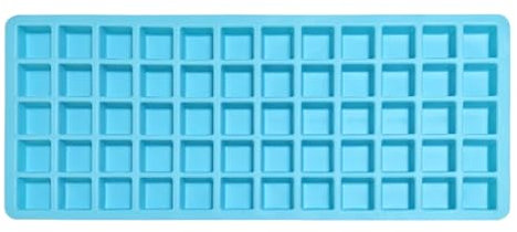 Isbitsbrickor – enkel frigöring silikon 60-rutnät fyrkantiga isbitar | platsbesparande stapelbara specialverktyg och prylar för kylskåp, fester, baby, mjölkjuice