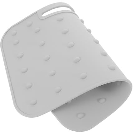 FONDOTIN Tappetino Stiratura in Silicone Antiscivolo Resistente al Calore con Foro per Appenderlo Pad per Ferro da Stiro Vapore Salvaspazio e Portatile per Casa e Viaggi