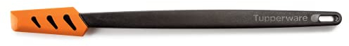 TUPPERWARE Griffbereit Top-Schaber schwarz-orange D167 Silikon TOP-Teigspachtel