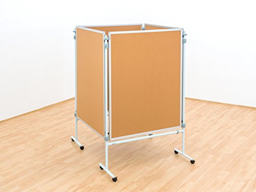 Betzold - Stellwand-Cart Sparset Quadrat - Moderationstafel, mobile Trennwand, Pinnwand