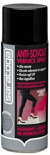 SARATOGA Vernice Spray Antiscivolo Trasparente per Pavimenti e Scale 400ml