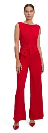 Vera Mont Damen Jumpsuit mit weitem Bein Red Rose,48