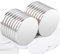 20x2MM Stück Magnete Stark, 16 Stücke Neodym Magnete Extra Stark Selbstklebend für Magnettafel,Magnete Klein Rund Magnete Stark Neodym Magnet Displate Magnete für Whiteboard Küche, Basteln, Büro