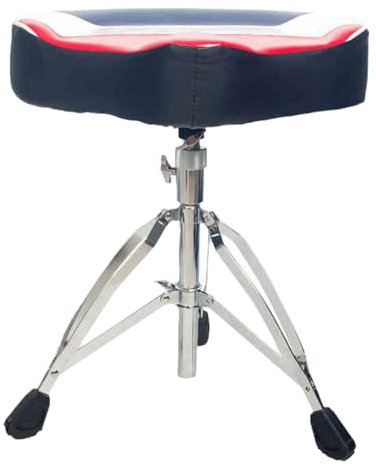 Vllentin Gitarrenhocker,Schlagzeughocker,HöHenverstellbar Trommelhocker,Faltbar,Leicht Zu Transportieren,Leicht Zu Verstauen,Geeignet FüR Erwachsene Und Kind,Die Musikinstrumente Spielen