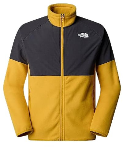 The North Face NF0A89JGAFS M GLACIER HEAVYWEIGHT FULL ZIP Giacca Uomo Turmeric/Asphalt Grey/T Taglia XL