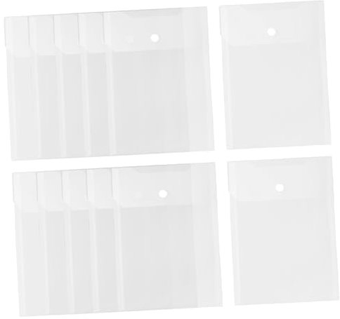 DOITOOL 12 Stück Aktenhalter aktenkoffer aktentaschen office zubehör lehrertasche Reiseordner dokumentieren Taschenorganisator Tasche für Männer und Frauen Klarsichthüllen im A5-Format PVC