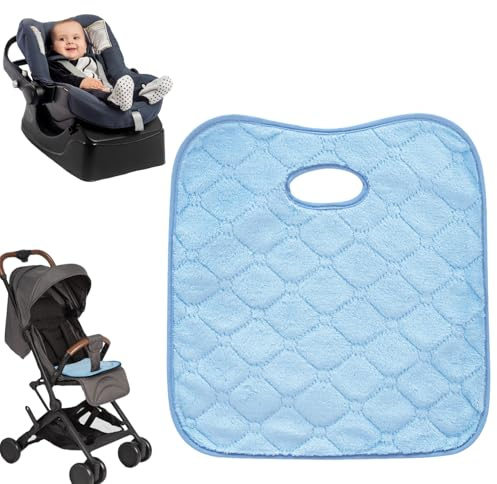 Funda Silla Coche Bebe Protector de Asiento de Coche Bebé Protector Asiento Coche Silla Bebe Universal Colchoneta Silla Paseo Impermeable y Absorbente 32×30CM