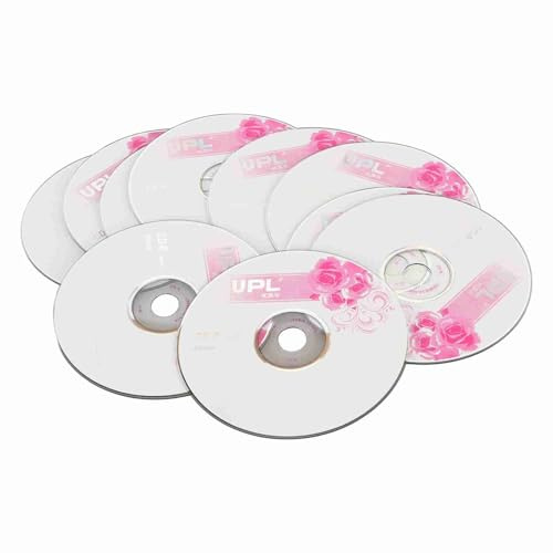 Wakects CD R en Blanco de 730 MB, Discos Grabables 52X Medios Grabables CD en Blanco para Almacenar Imágenes Digitales Datos Musicales (10PCS)