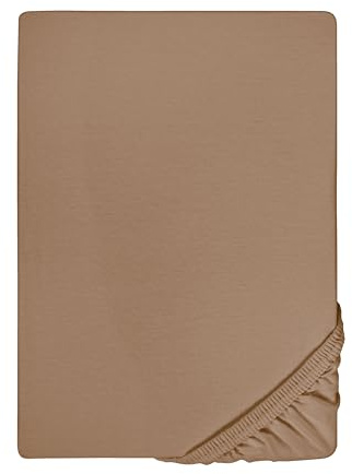 biberna Feinjersey-Spannbetttuch 0077144 Macchiato 1x 140x200 cm - 160x200 cm