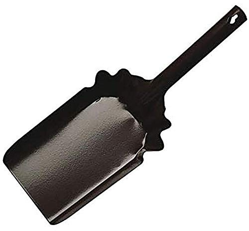 Amig - Manuell Sopskyffel Mod.3 Metall Stål med Brun Finish, Hållbar och Robust, Perfekt för Rengöring av Damm, Skräp, Aska eller Löv, Mått: 215 x 140 mm