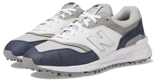 New Balance Men's 997 Golf Shoe, Navy/White, 15 X-Wide, Navy/White, 14.5 UK X-Wide
