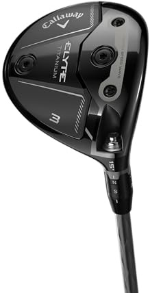 Callaway Golf Elyte Titanium Fairwayholz (3 Holz, steif, Denali Kohle 60 Gramm, Links)