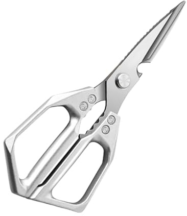 Ylnailky Tijeras De Cocina - Tijeras Alimentarias De Acero Inoxidable, De Cocina Multiusos Para Cortar Pollo Pescado Verduras Procesamiento De Aves Restaurante Apartamento