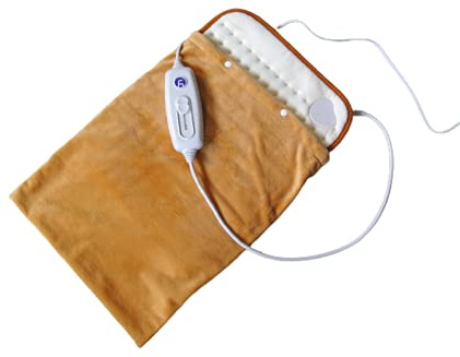 Bouillotte Électrique - Diffuse Chaleur Douce Constante - Stimule la Circulation Sanguine et Calme Douleurs Musculaires - Idéal Pour Frileux - 40 x 30cm - Coussin Chauffant Confort