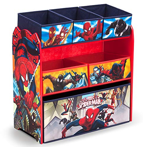 Delta Children Multi-Bin Toy Organizer, Marvel Spider Man