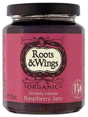 Roots & Wings Confiture Framboise Bio 340G - Paquet de 2