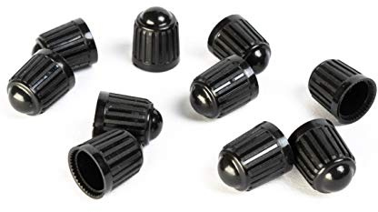 Tyre Doctor ® 30 stycken svarta plastdäck ventilkåpor för Schraderventil, universal storlek däckstammar dammkepsar, hjulkepsar för cykel, motorcykel, bilar, SUV:ar och lastbilar