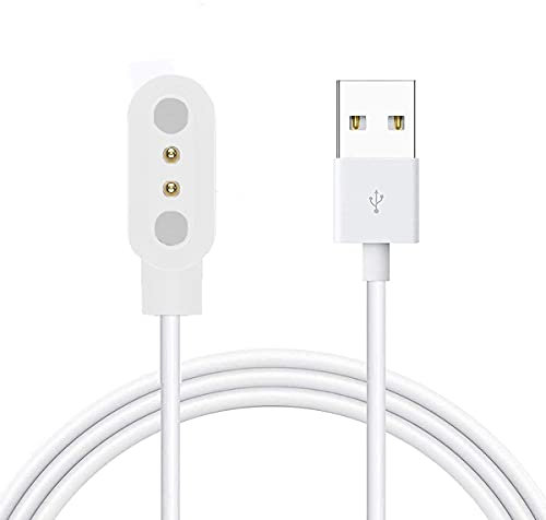 Blueshaweu Ladekabel Kompatibel mit Fitonme Kinder Smartwatch 4G, Kabel Ladegerät Ladestaion für Fitonme 4G Smartwatch Kinder (weiß)