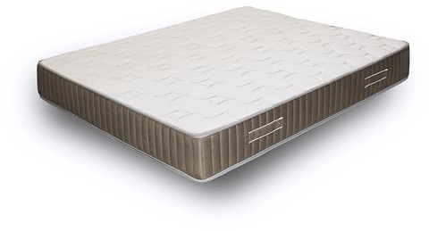 DUPEN® Materasso Molla Insacado Malibu, Altezza 20 cm, Firme con tessuto Stretch, imbottito con viscografene, fibre anallergiche e Airdream ad alta densità 5 Zone di fermezza, Misura 135 x 190 cm