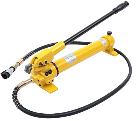 30T Hydraulischer Wagenheber + CP-700 Handpumpe, Hydraulische Wagenheberpumpe 30 Tonnen Porta Power Kit 2-Takt Industrieller Hydraulikzylinderheber für Maschinen Schiffbau Industrie BAU