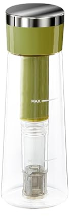 Jug De Café Freddos - Caraffa Per Il Tè Di Infusione A Freddo | 750 Ml Di Caffè Freddos | Bricco Di Infusione A Freddos 750 Ml | Caraffa Portatile Per Acqua E Caffè Fredo Per Uso Quotidiano