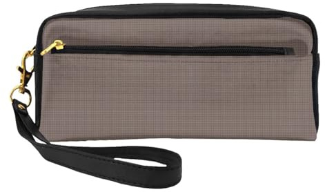 Bolsa de maquillaje tradicional de carpas koi con estampado de lunares, elegante bolsa de maquillaje para mujer, bolsa de viaje para la escuela y la oficina