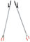 2 x Greifzange extra lang für Müll | Greifhilfe 92 cm - Müllzange aus Metall für Senioren | praktischer Abfallsammler | Handgreifer - Müllsammler | Greifarm | robuste Müllsammelzange | [große Öffnung]