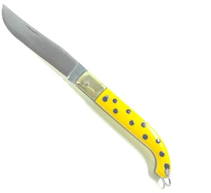 La zappa Coltello da lavoro Zuavo con lama in Acciaio Inox con manico in cellulosa Made in Italy (210 mm)