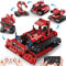 BEHOWL Robot Stem, Regalo Educativo de Juguete Cinco en uno para niños y niñas de 8 a 14 años, Juego de Bloques de construcción programables con Control Remoto y Control App (495 PCS)
