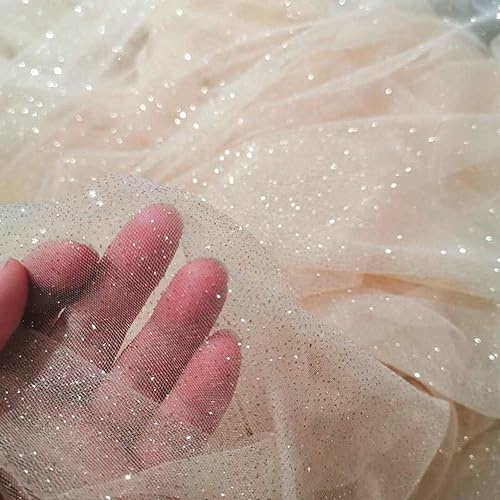 Tessuto in Tulle Morbido 100 cm x 150 cm per Cucire, Fai da Te, Abbigliamento, Gonna, Matrimoni, Feste, Spumanti