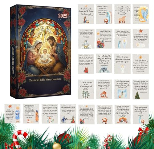 Adventskalender doftljus - papper 26 x 18 x 3 cm | souvenir med födelsevers hänge, 24 dagars nedräkning, vuxna och tonåringar | perfekt för fester, tacksägelse,